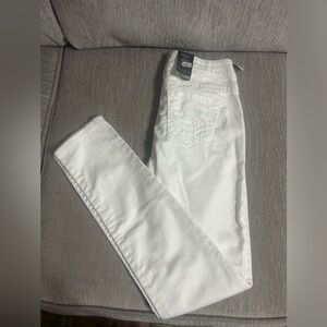 Silver Jeans White Skinny Jeans size W25 L31